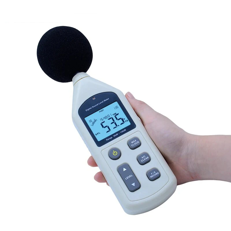 

Handle Digital Sound Level Meters 30~130db logger Noise Audio detector Automotive Microphone GM1356 Tester