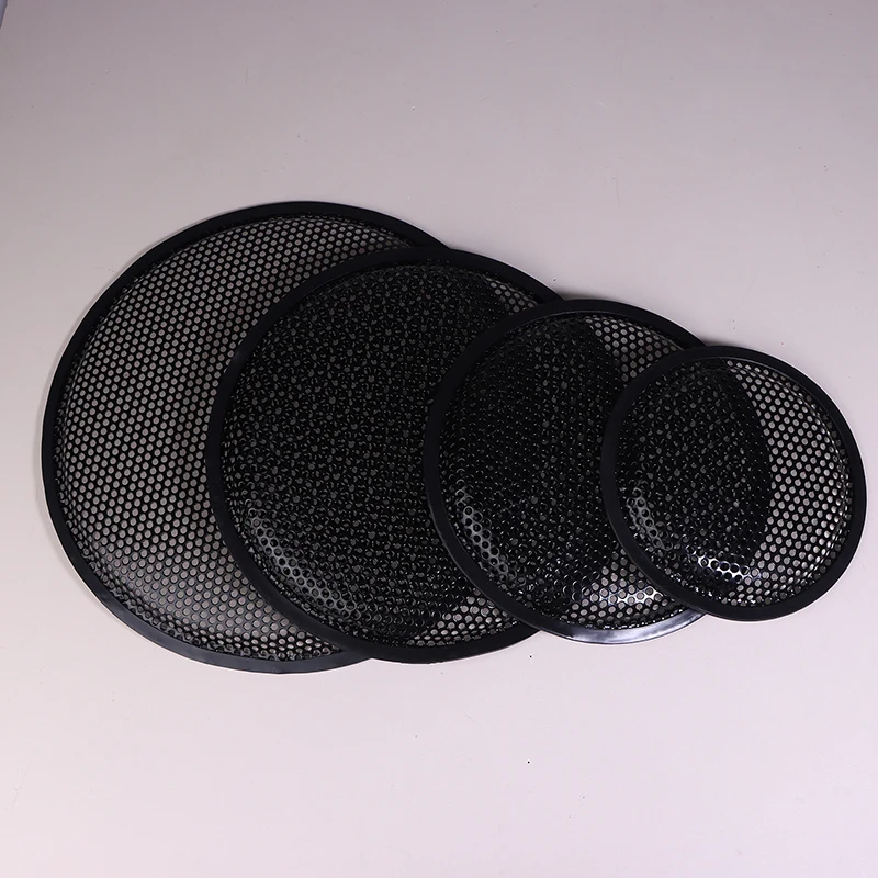 غطاء مكبر الصوت T4 Multivan 703035793C - غطاء غبار عالمي باللون الأسود/الفضي لنظام الصوت للحافلة، جزء بديل OEM