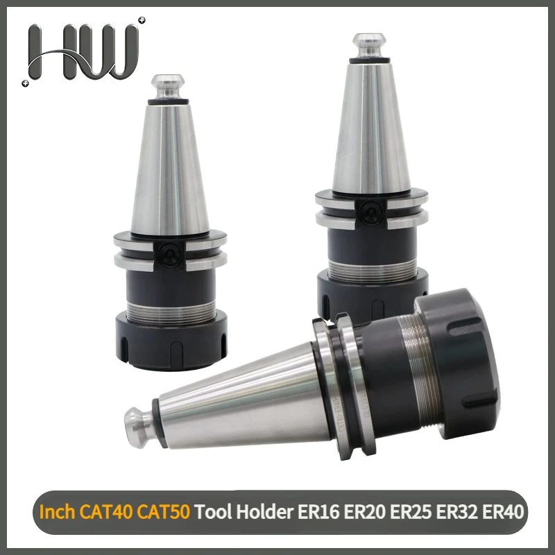 Taper Accuracy 0.8mm Steel Material Dynamic Balance G2.5 CAT40 Tool Holder  for CNC Machine Tool