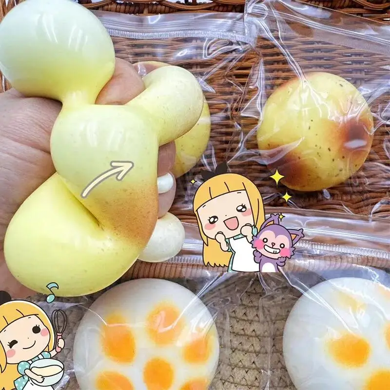 Jouet de simulation de pomme de terre pour enfants, rebond lent, créatif, pincement souligné, Charleroi, jamais, dessin animé, éponges souples, décompression, ventilation, jouets à presser, chaud