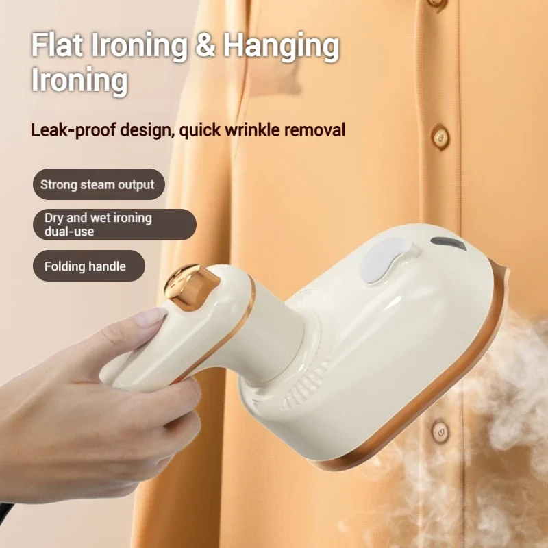 Handheld Mini Garment Steamer Steam Iron Portable for Home And Travel Clothes Ironing Machine Wet/Dry 220V/110V