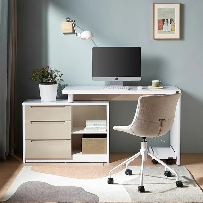 Corner L Shaped Office Desk Standing Living Room Drawers Monitor Computer Desks Organizers Executive Mesa Escritorio Furniture