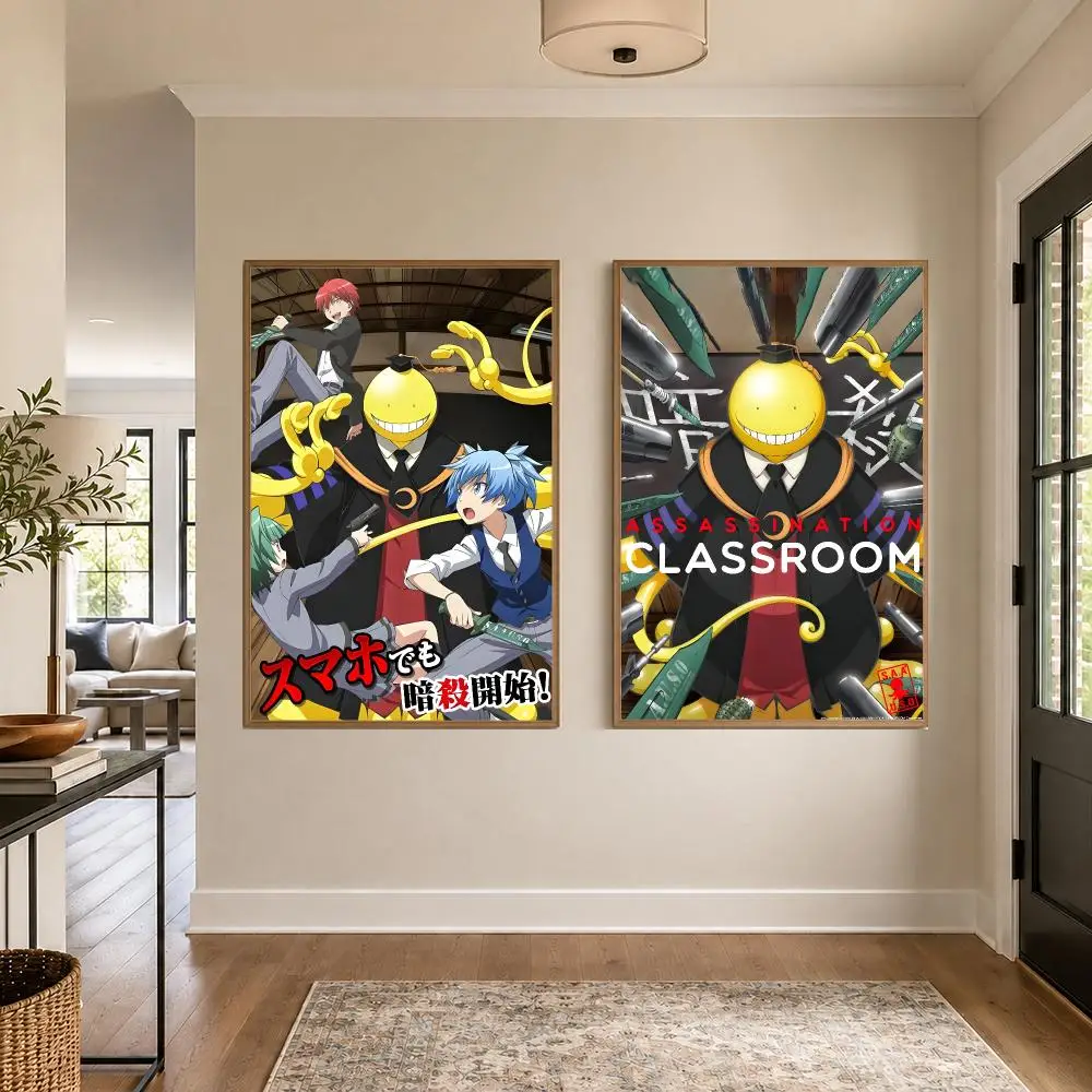 A-Assassination Classroom Poster Graphic Wall Art Poster HD Waterproof PP Paper Print for Bedroom Living Room Office Decor Gift
