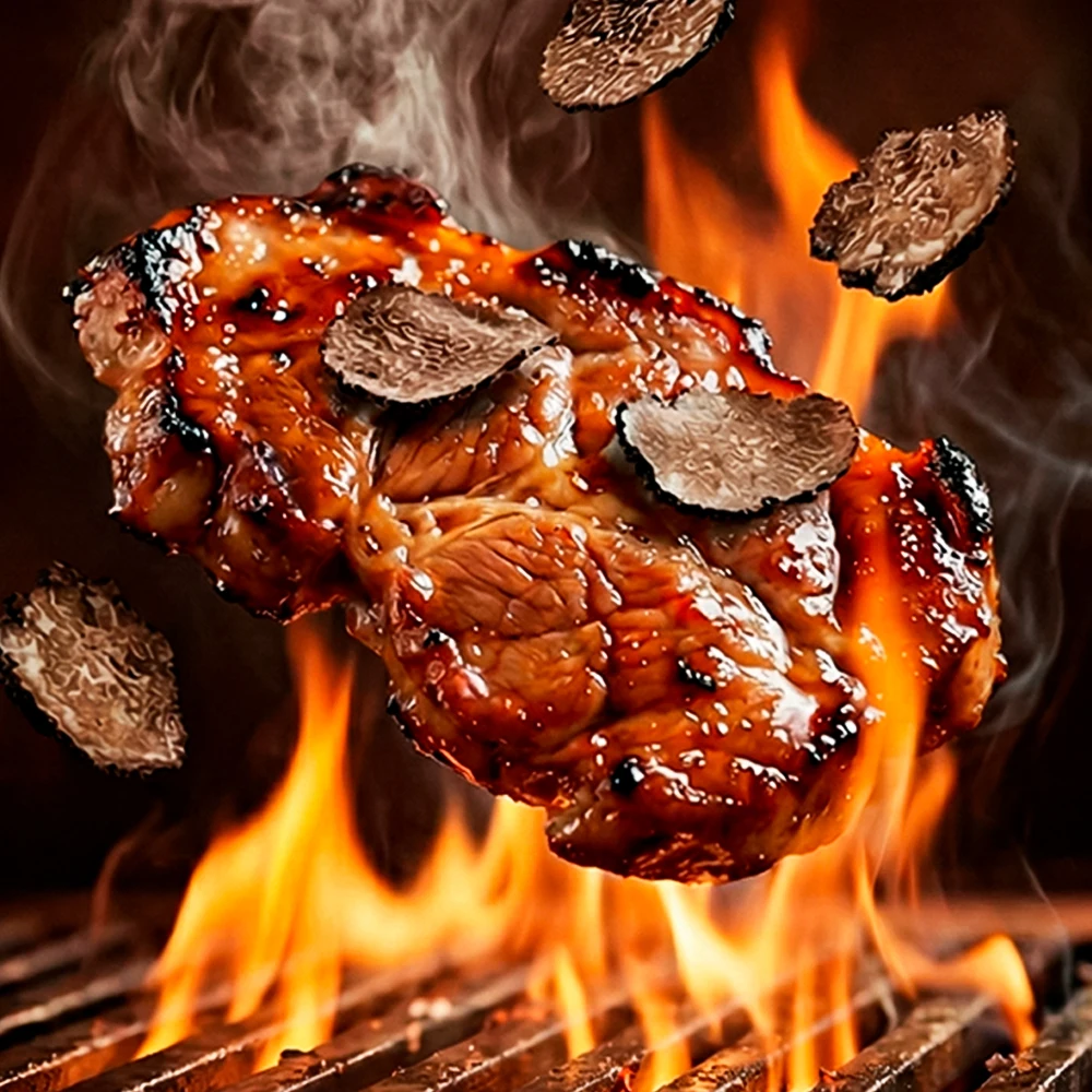 [Woomawang] Trufa Negra Wangdwaejigui 1kg*2 paquetes (Total 2kg) Condimento Premium de Sabor Exquisito