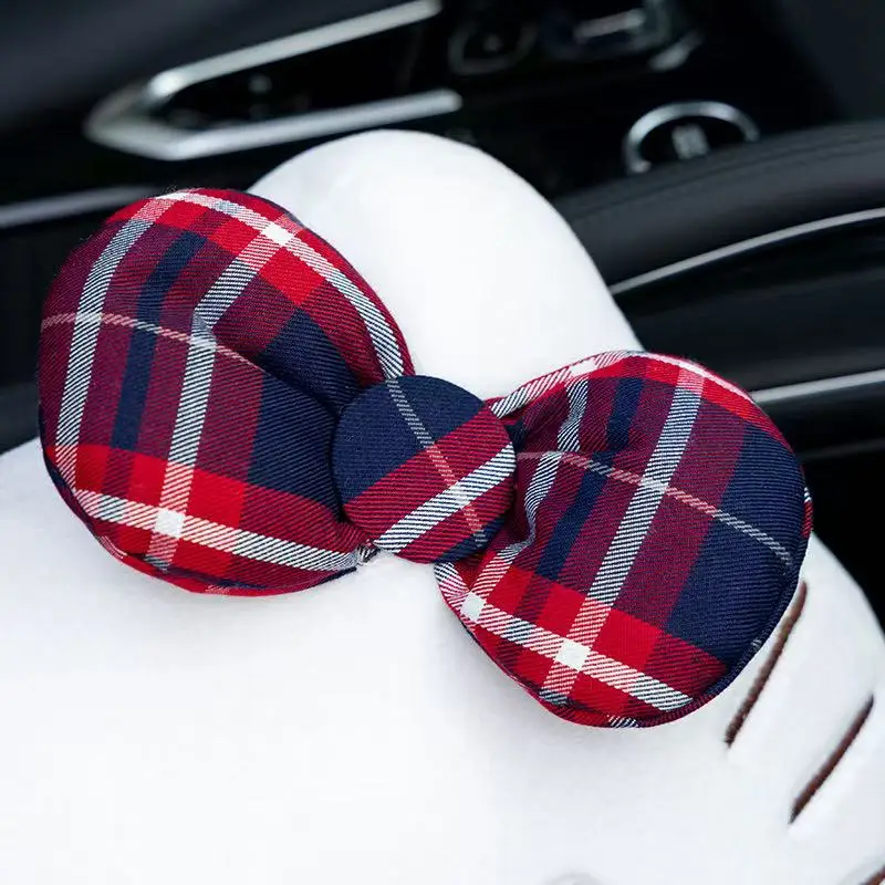 Sanrio New Hello Kitty Car Cushion, Shoulder Protection, Seat Belt Buckle filling, Plush Toy doll, cartoon Anime, Fun doll