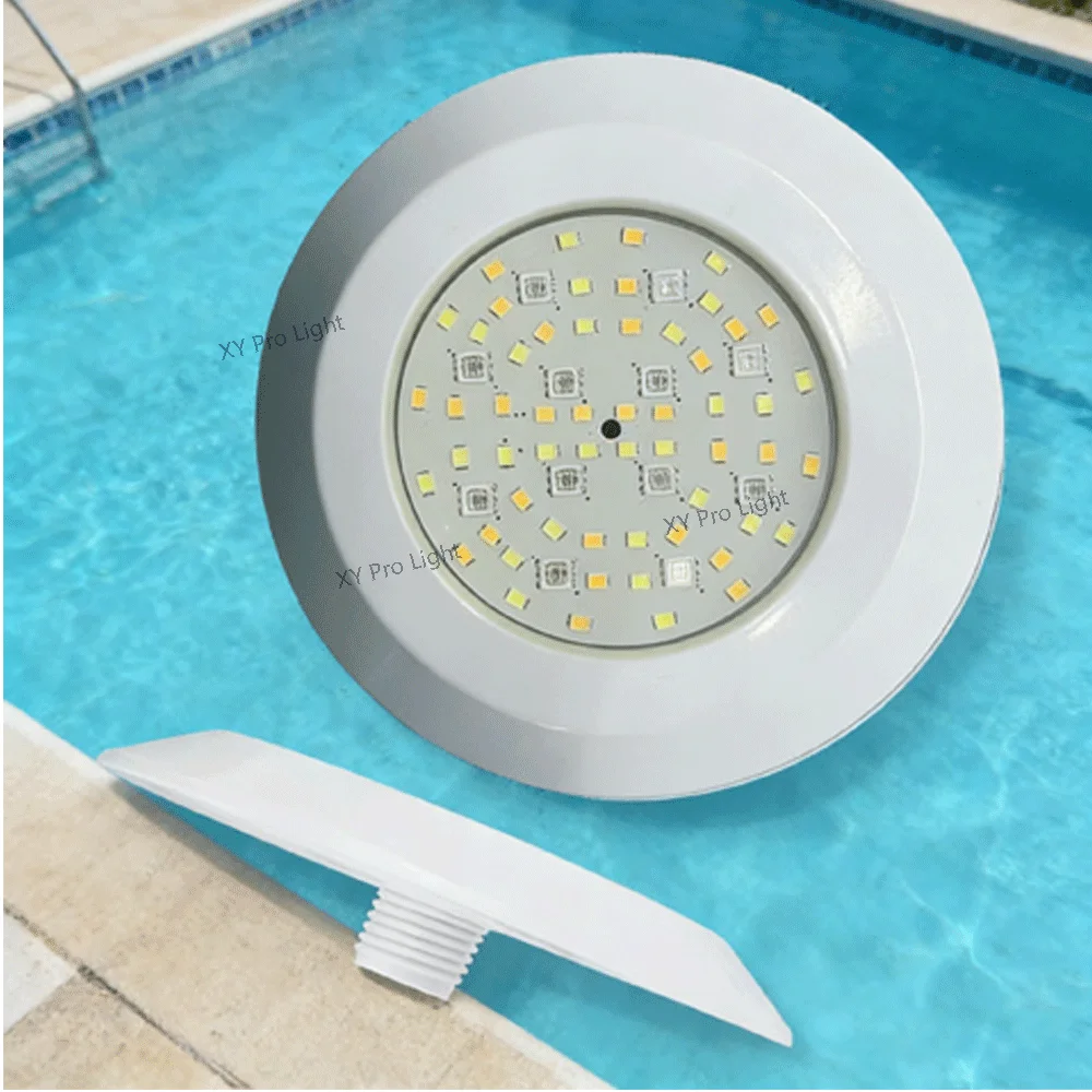 DC12V 18W RGBCW LED Pool Light 6Lines Bluetooth APP Control IP68 Underwater Spotlight Fountain,Landscape,Piscina-Illuminate Lamp
