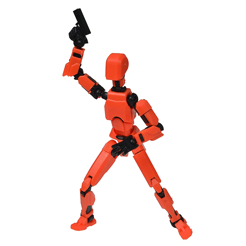 Robot Action Figure 3D Printed with Full Articulation for Stop Motion Animation 13 Dummy Parent Child Assembly Interactive Toys