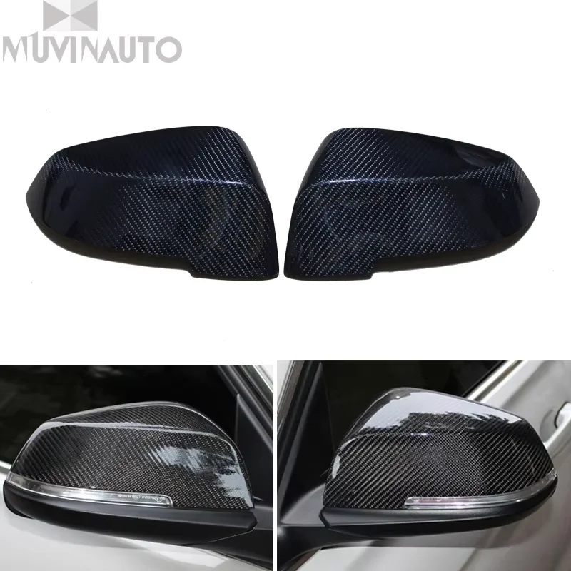 For BMW F10 Carbon Mirror 5 Series F10 520i 528i 535i 518d Carbon Fiber Add on style Rear View Mirror Cover 2014 2015 2016 2017