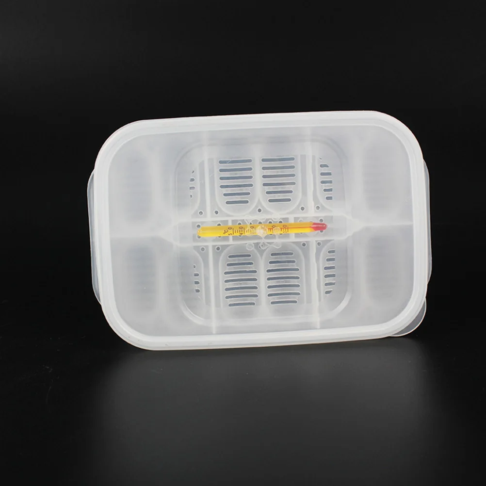 

High Quality Acrylic Reptile Breeding Equipment 12 Eggs Capacity Transparent Hatching Box for Snakes Lizards Easy Clean Storage