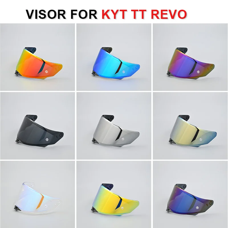 

cascos Visor for KYT TT REVO Anti-UV Windproof Motorcycle Helmet Shield Lens Replacement Accessories for kyt tt revo