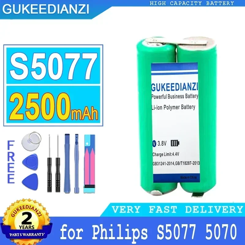 Для Philips S5077 5070 FT658 FT618 FT668 FT688 S5080 S5081 S5090 S5095 YS534 YS536 2500 мАч аккумулятор для электробритвы Для Philips S5077 5070 FT658 FT618 FT668 FT688 S5080 S5081 S5090 S5095 YS534 YS536 2500 мАч аккумулятор для электробритвы
