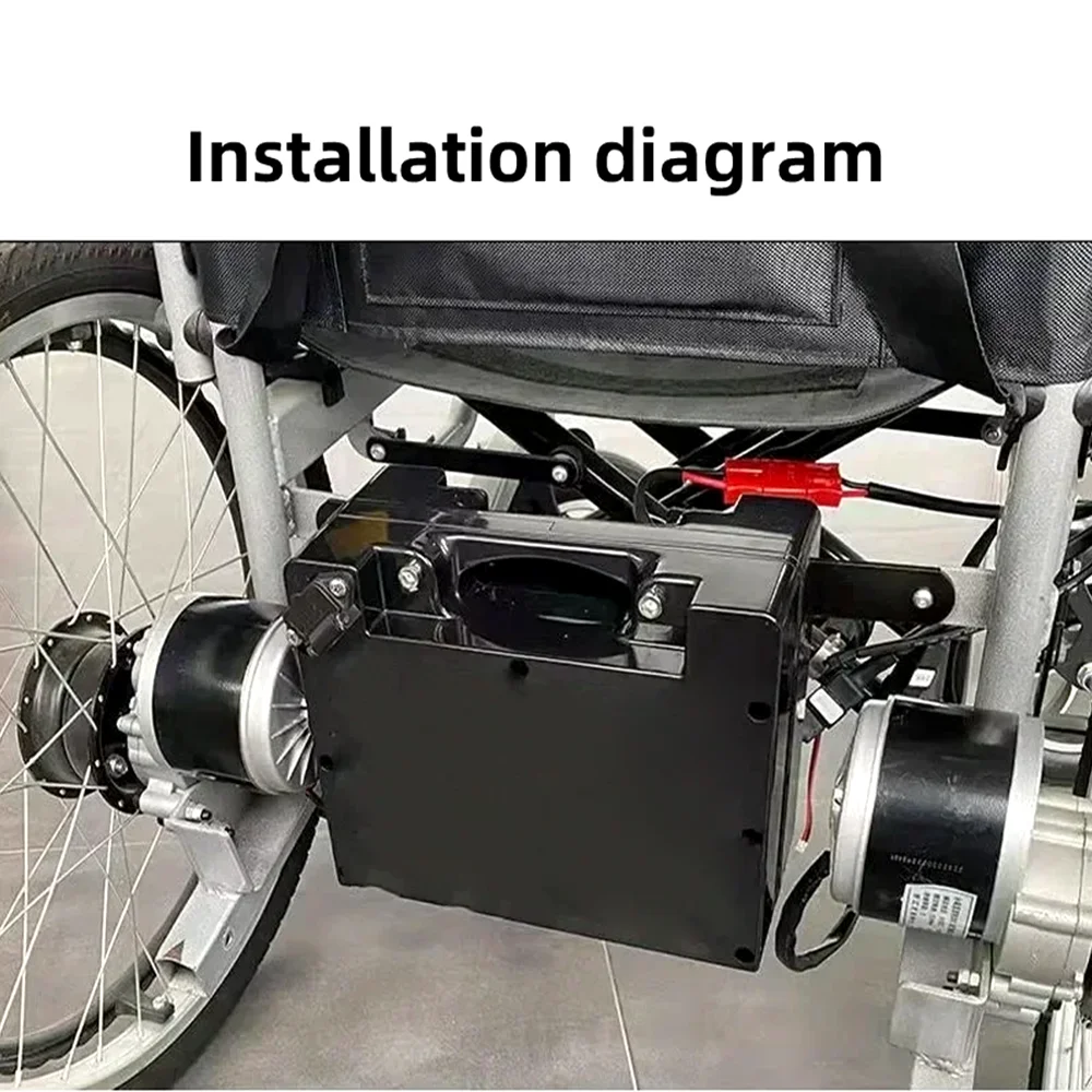 Electric wheelchair specific lithium battery, 24V 30AH, 18650 lithium battery, suitable for motors below 2000W，with 2A charger