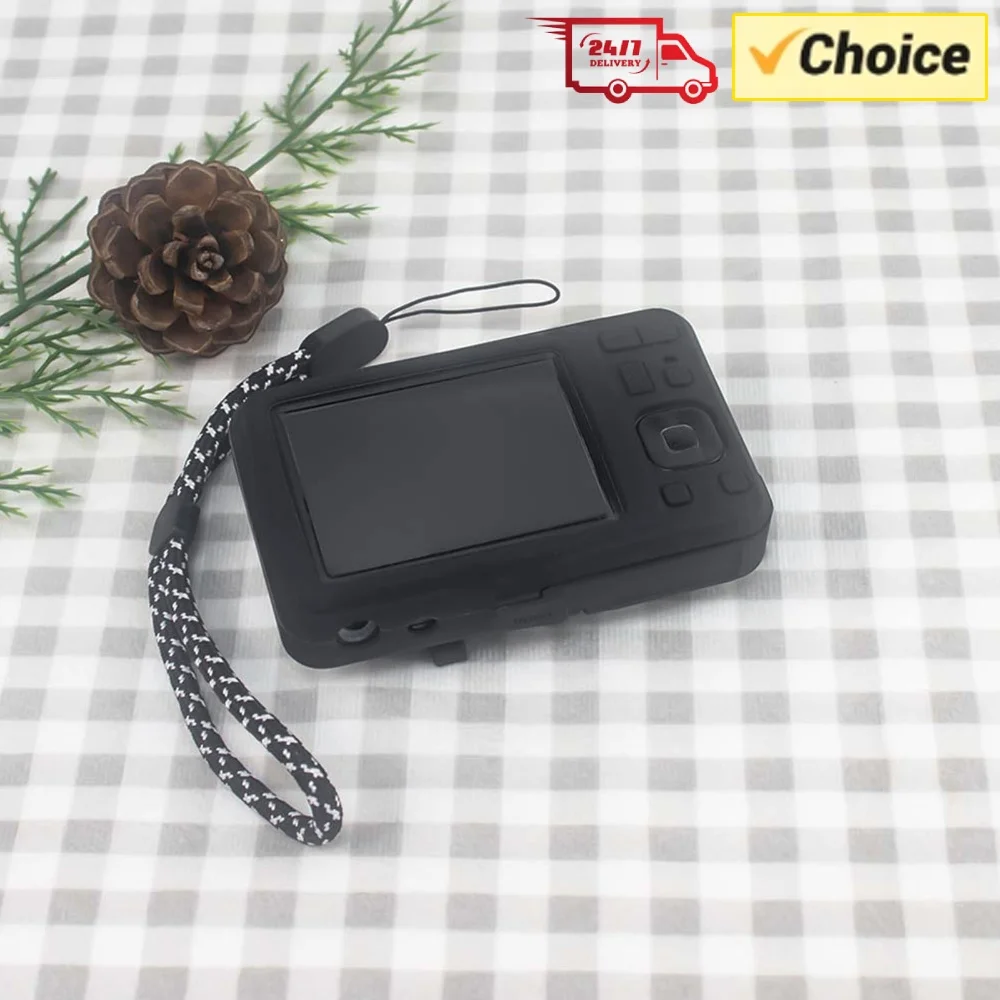 Silicone Anti-Slip Camera Protector with Precise Cutouts Protective Sleeve Soft Protector Case for Daily Travel Work