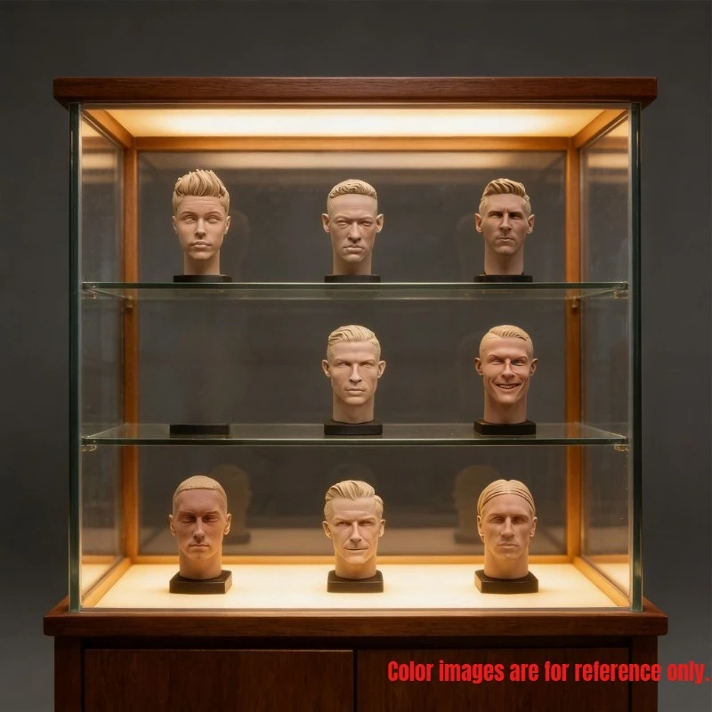 

Модель головы из смолы в масштабе 1/6, коллекционная скульптура головы футбольных звезд и певцов, подходит для 12-дюймовых фигурок, неокрашенная.