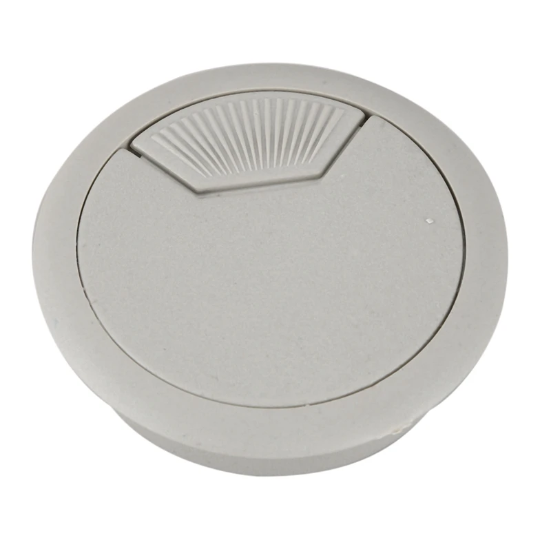 8 Pcs 53Mm Drill Hole Plastic Home Computer Desk Cable Cord Grommets