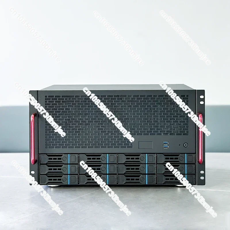 【 Order 20 Days 】12 Bay NAS Chassis, ATX Motherboard, ATX Power Supply, 8 Full Height Slots, Enterprise Home Qunhui AIO Server