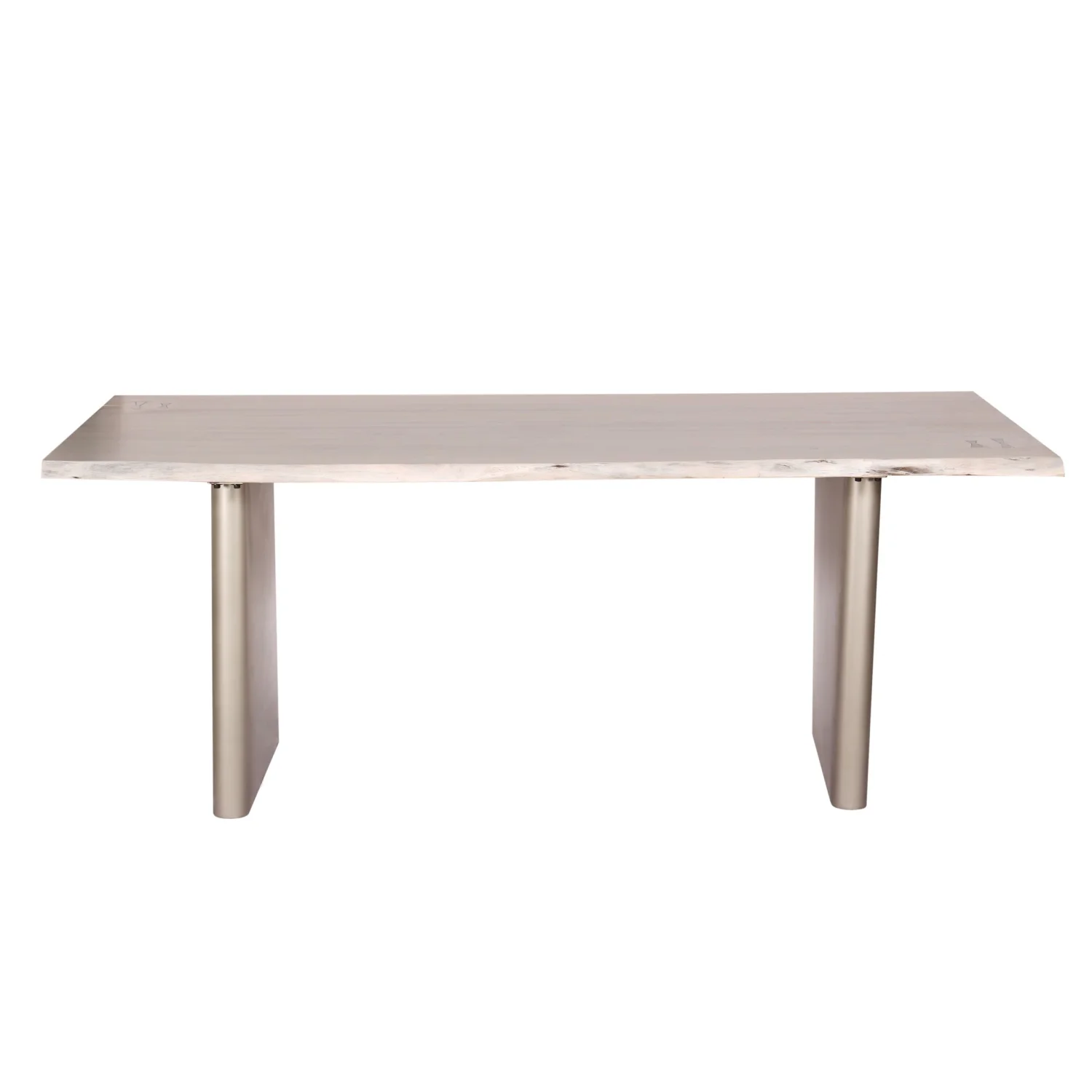 

Live Edge Premium White Washed Dining Table