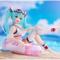 Hot Sale Taito Hatsune Miku Aqua Float Girl Pool Party 99400 Action Figure Genuine Kawaii Figurines Collect Model Birthday Gifts