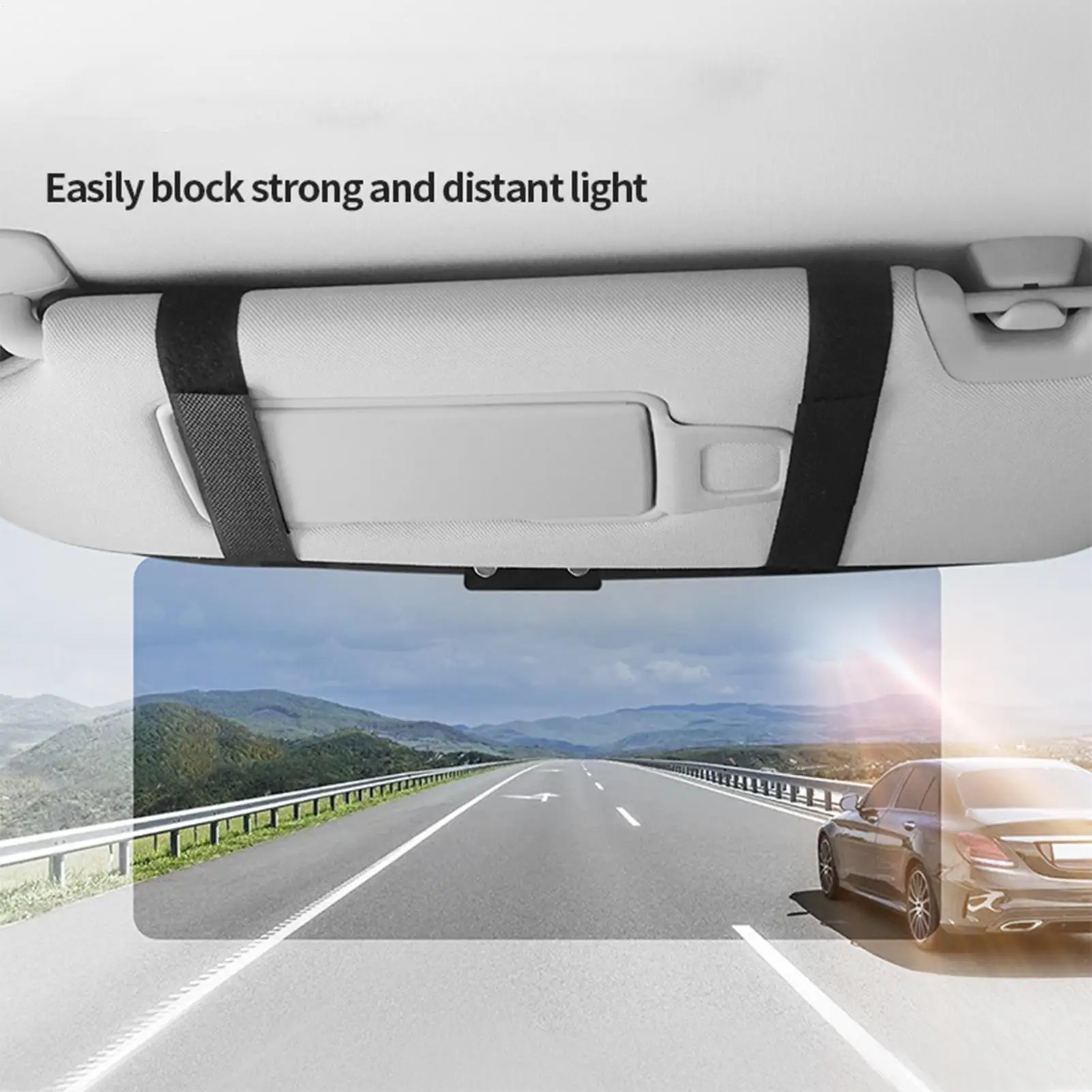 

Автомобильный удлинитель солнцезащитного козырька с антибликовым покрытием, удлинитель козырька для безопасности вождения, автомобильная доска для защиты солнцезащитных глаз для ежедневных водителей