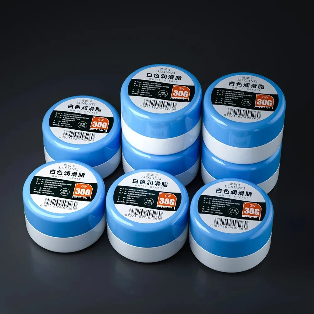 LUXIANZI 30g Universal Lubricating Grease Long-lasting Lubricated Mechanical Equipment Gear Bearing Zipper Fan Door Keyhole