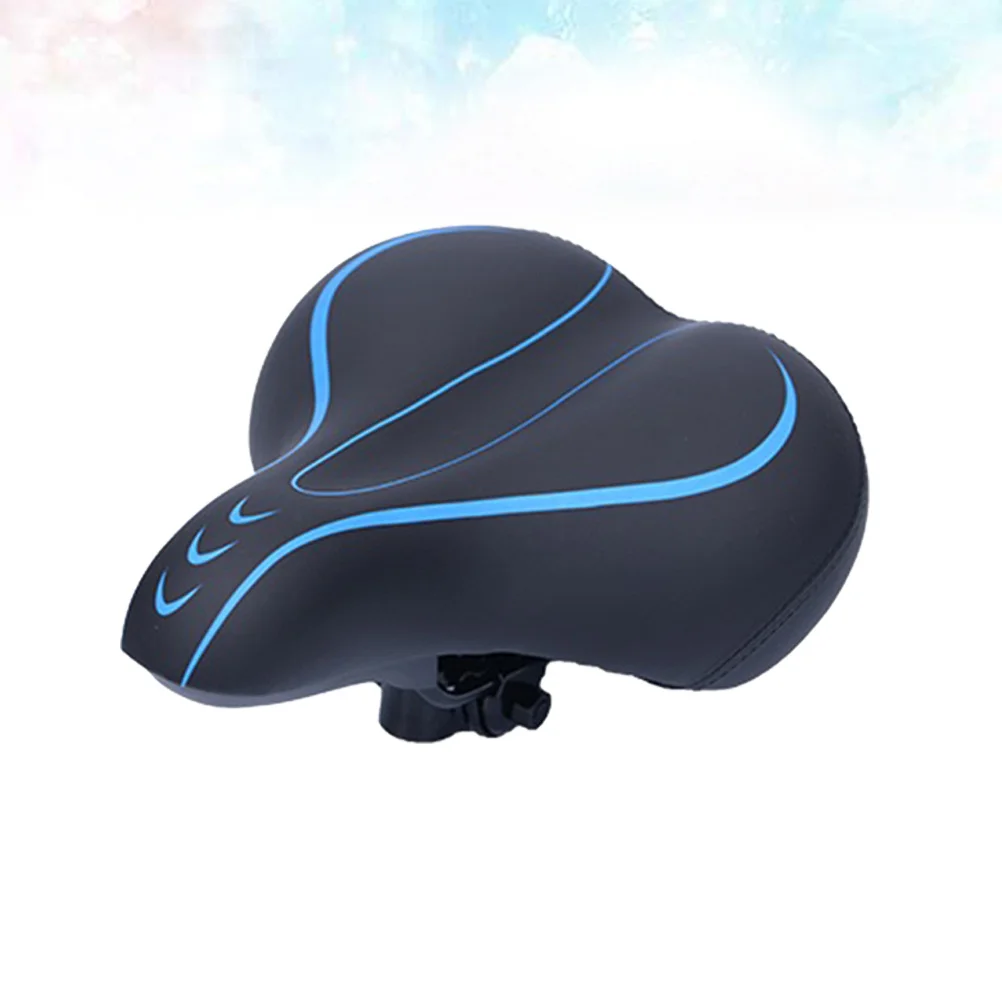 

Anti-Vibration Saddle Ergonomic Bike Seat Comfortable Shock Absorption For Mountain Road Folding Bike Black Blue