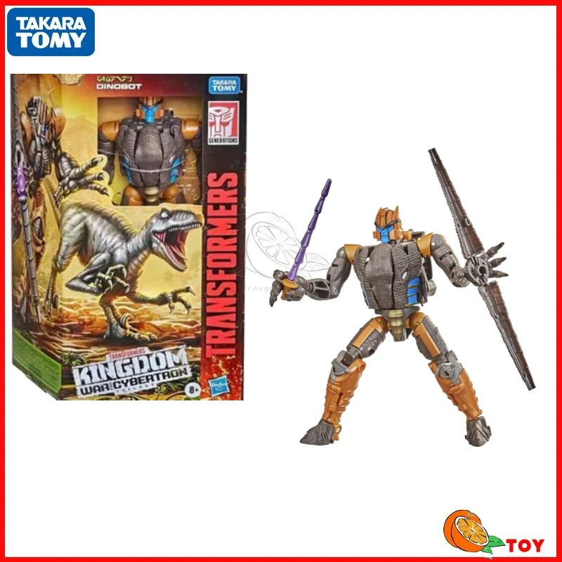 In stock Takara Tomy Transformers toys Kingdom WFC-K18 Dinobot Model Robot Collection Action Figures Toys Gifts Hobby