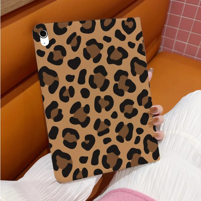 

For Ipad Book-style Case IPad 11th Pro 11in Tablet Cover 10th 10.9in 9th 10.2in 5th 6th 9.7 Mini6 Leopard Print Shockproof Case