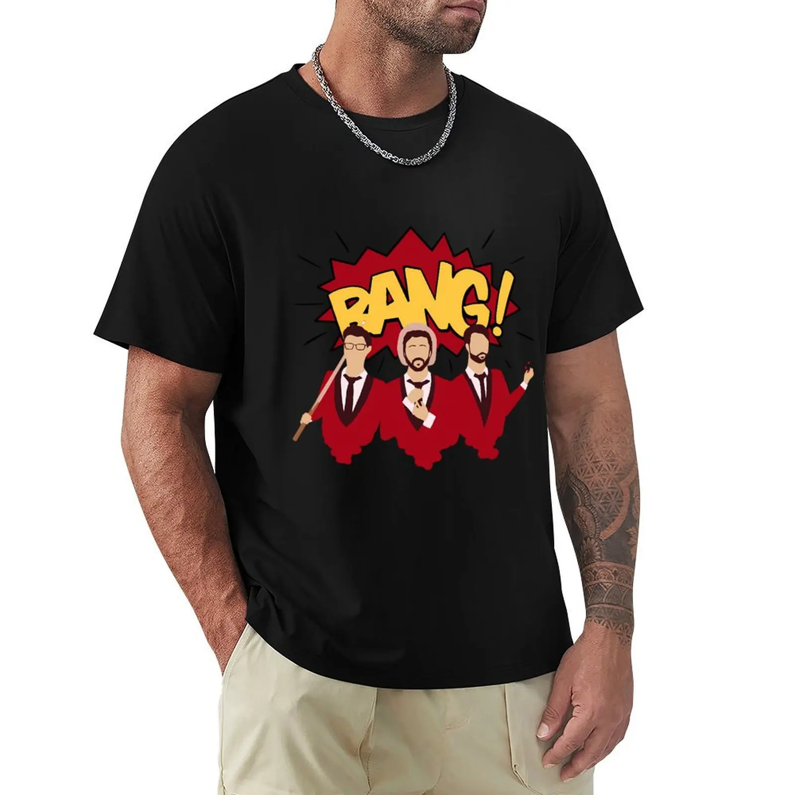 Футболка Ajr Merch Ajr Bang, большой размер, повседневная футболка