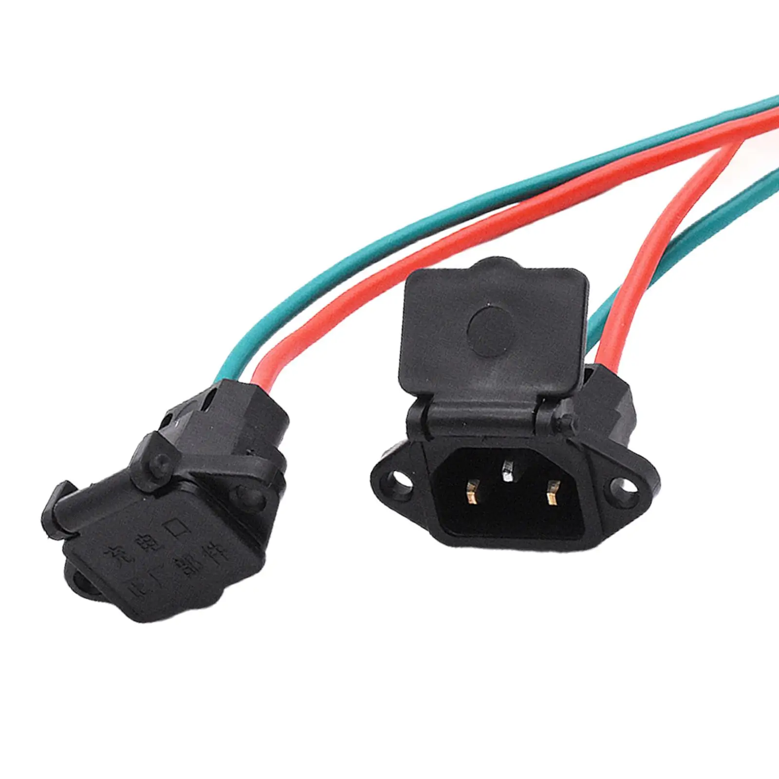 

Battery Charging Port Socket Charger Connector with Cap Cover for Electric