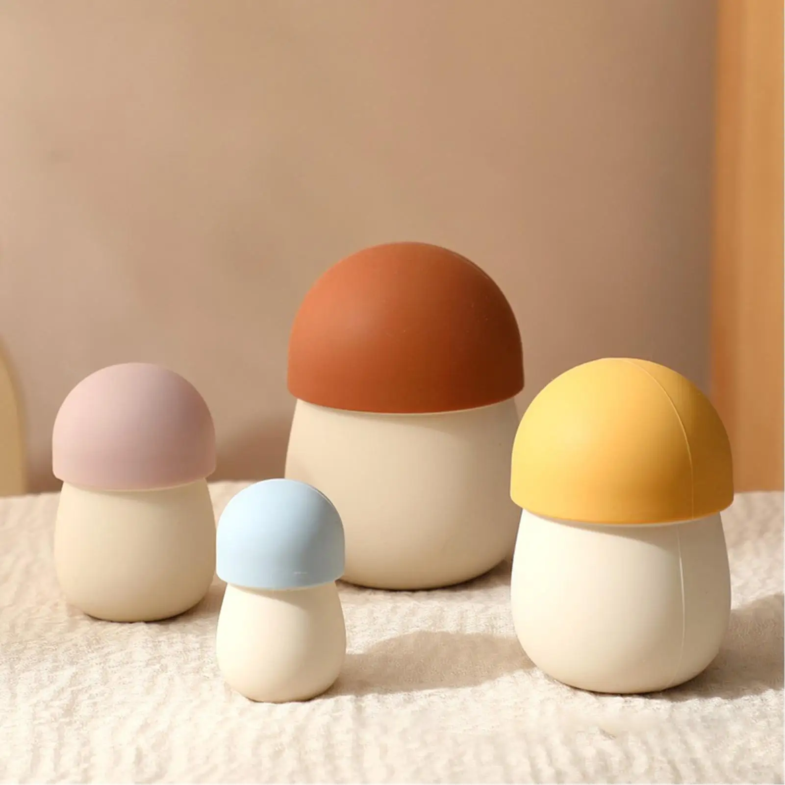 Stacking Toys For Kids Mushroom Sensory Toys Size Shape Recognition Stacker Doll For Home Travel Homeschool Playroom Classroom