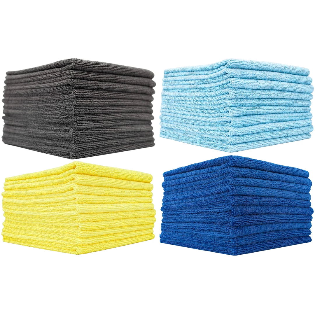 10PCS edgeless Microfiber Auto Cleaning Towels Multifunctional Car Detailing Towel Automotive Washing dry Cloth