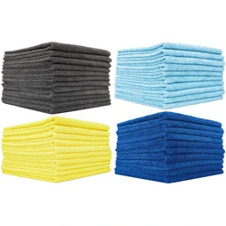 10PCS edgeless Microfiber Auto Cleaning Towels Multifunctional Car Detailing Towel Automotive Washing dry Cloth