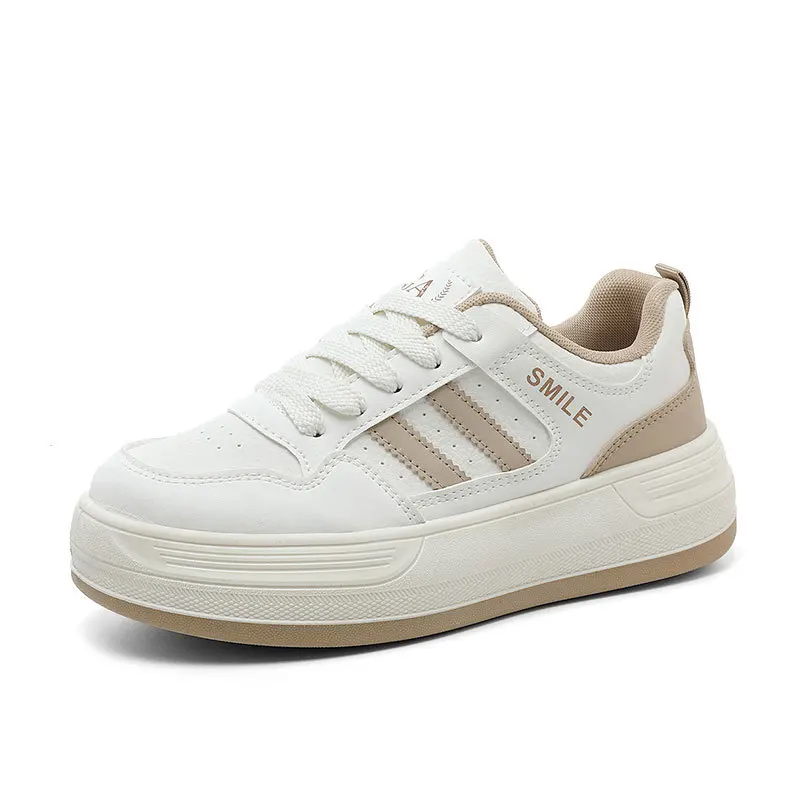 

New Style Women's Shoes Korean Version Sneakers Breathable Street Snapshots Popular Board Shoes Bottom Sponge Women's Sneakers