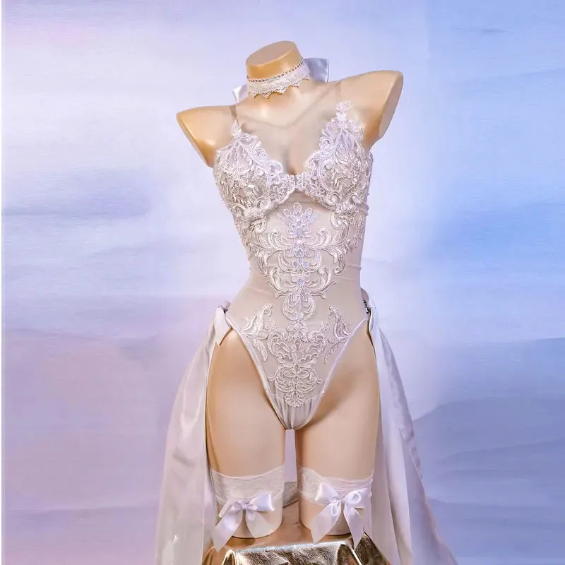 ss23AGCOS FGO الهريس Kyrielight Doujin حللا مطرزة ملابس السباحة بيكيني امرأة مثير تأثيري