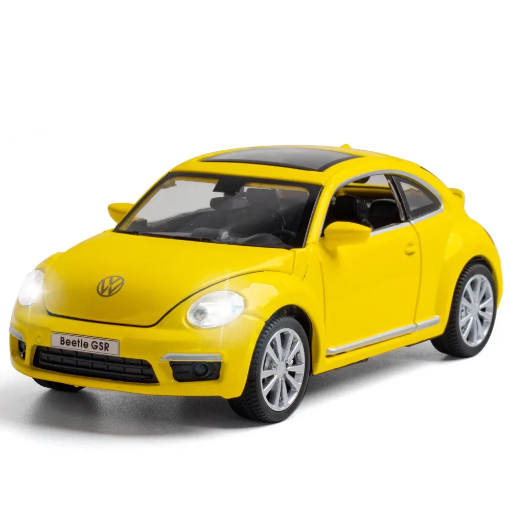 1:32 VOLKSWAGEN Beetle GSR High Simulation Diecast Car Metal Alloy Model Car Children\'s toys collection gifts A134