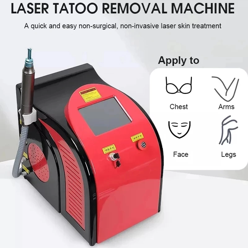 2000W Professional Picosur Pigmentation Removal 1064nm 532nm 1320nm Q Switch Pico Nd Yag Laser Tattoo Removal Picosecond Machine