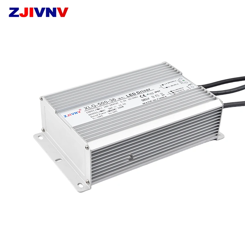 DC 24V 36V 45V 48V 500W Power Supply AC 220V IP67 Waterproof Transformers LED Driver Constant voltage and current XLG-500