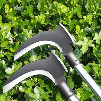 Hachette à double faucille pour couper du bois, hacher des arbres, machette, désherbage multifonctionnel, outil agricole