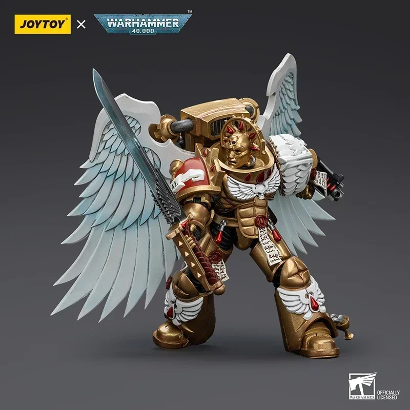 JOYTOY Actionfigur Warhammer 40K Blood Angels Sanguinary Guard 1:18 Mobile Soldier Game Modellfiguren Spielzeugsammlung Ornament