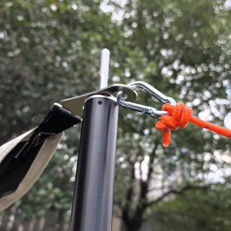 Supreme Stainless Steel Wind Buckle; Compact Tent Adjuster; Rope Buckle for Camping; Quick Knot Device for Tent Fastening