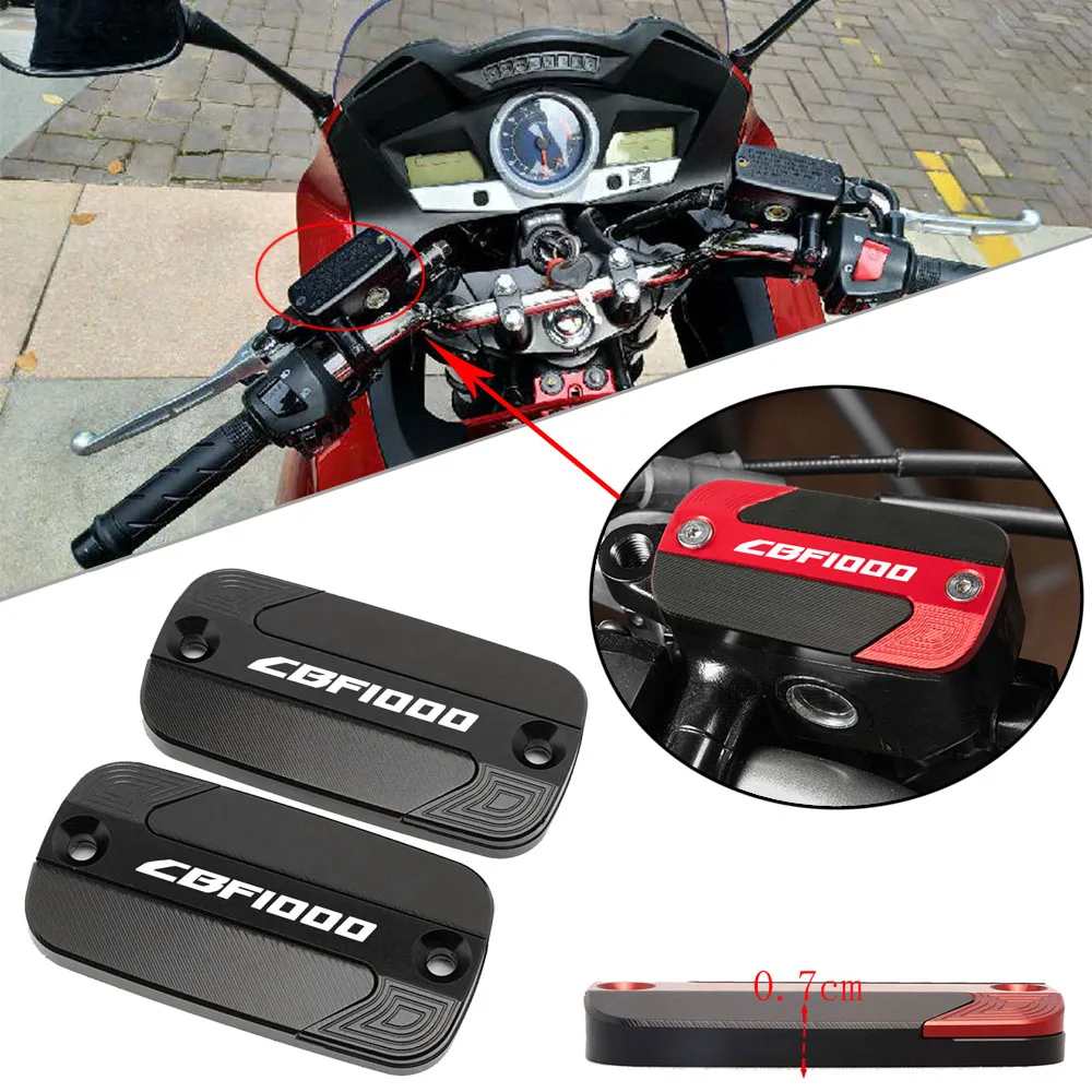 

Новый для HONDA CBF1000 CBF 1000 CBF-1000 2006-2014, алюминиевый передний тормозной цилиндр с ЧПУ, крышка резервуара для жидкости, крышка бака