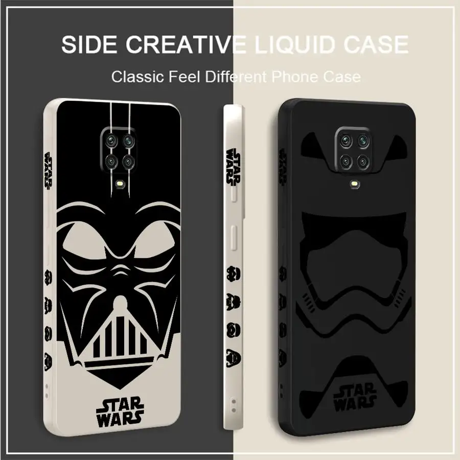 Disney W-Wars S-Star Phone Case for Xiaomi Redmi Note 12S 13 10 12 Pro Plus 10S 11 11S 5G 8 9 9S 9T Soft Silicone Cover