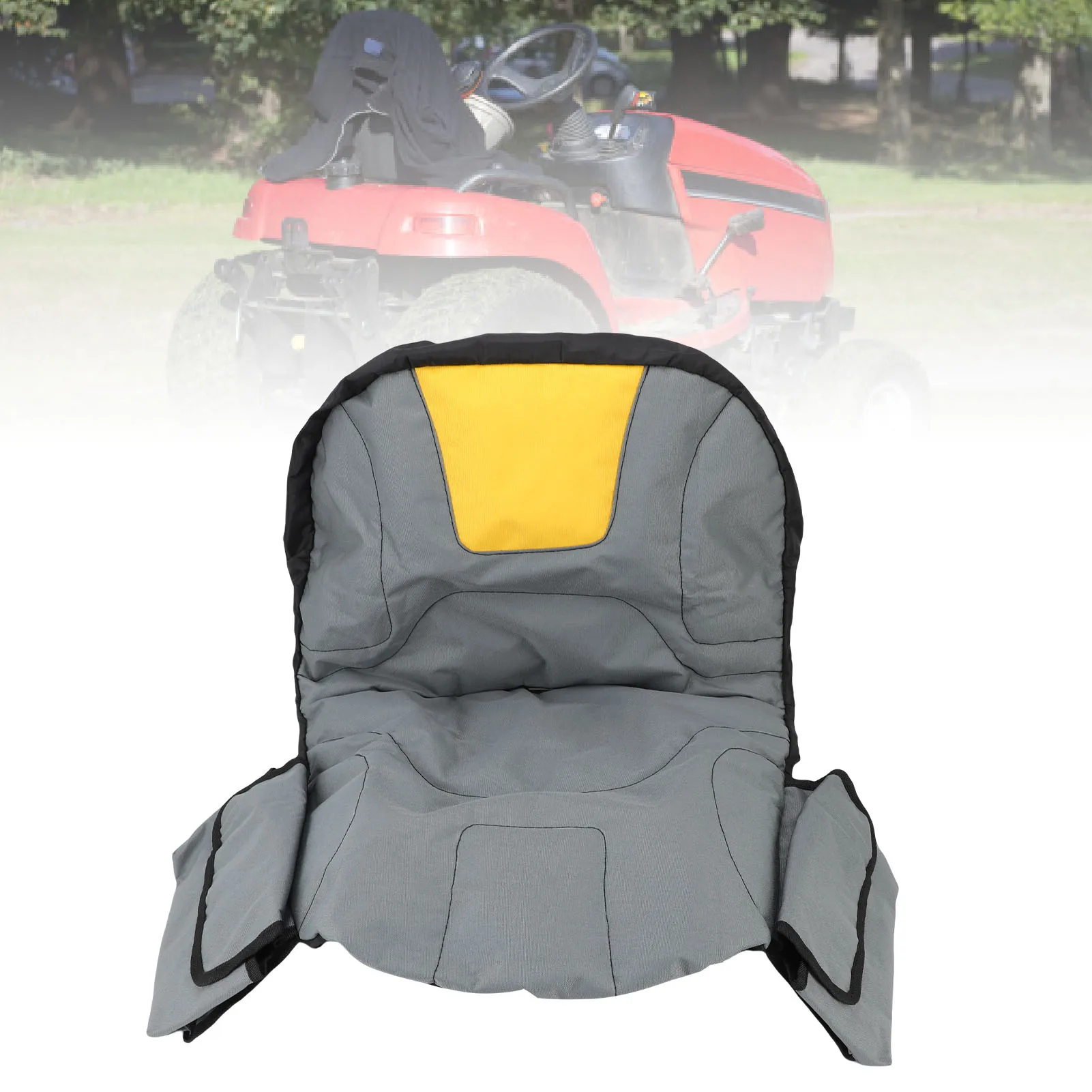防塵芝刈り機シートカバー 乗用芝刈り機シートカバー 防雨防塵調整可能トラクターシートカバープロテクター