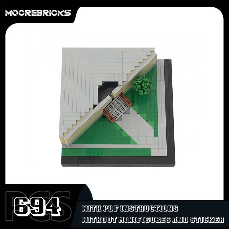 Heißer Verkauf Die Columbus Stadt Halle Modell Mini Bausteine Set Stadt Zentrum Architektur Montage DIY Ziegel Kinder Puzzle Spielzeug
