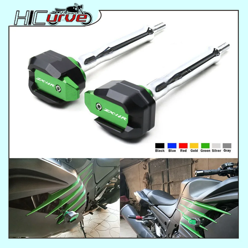 

fit For NINJA ZX14R ZX 14R 2010-2018 2017 Motorcycle Falling Protection Frame Slider Fairing Guard Crash Pad Protector