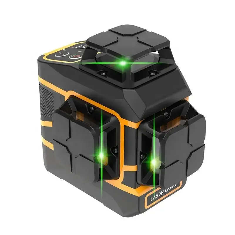 New High-precision Strong Light 12 Line Laser Level 4D Green Beam Laser Level Self Leveling for Niveau Laser