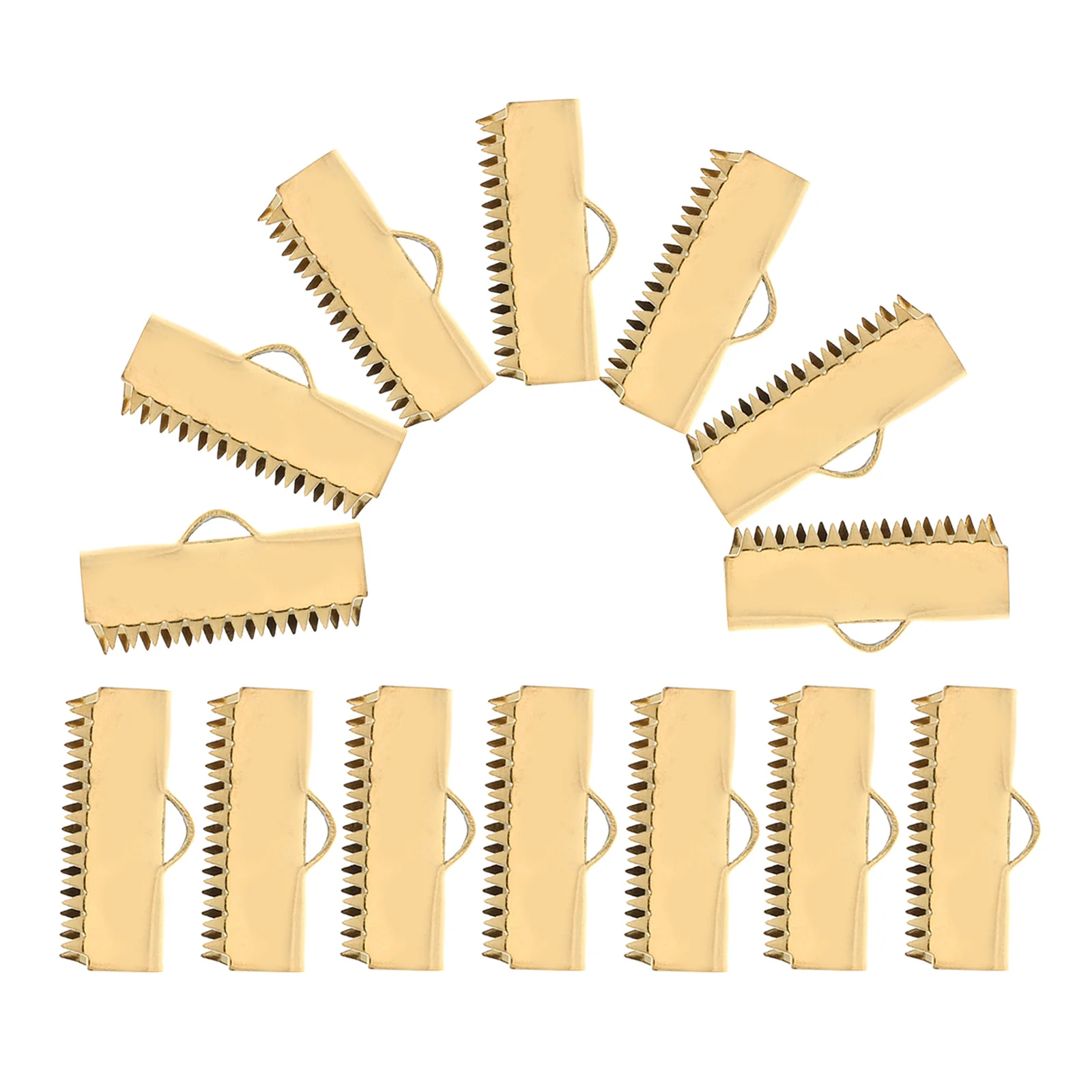 

20 Pcs Bead Buckle Pointed Accessories Gold Stainless Steel Coil Clasps Chunky Chain Necklace Connectors Diy Jewelry Projects