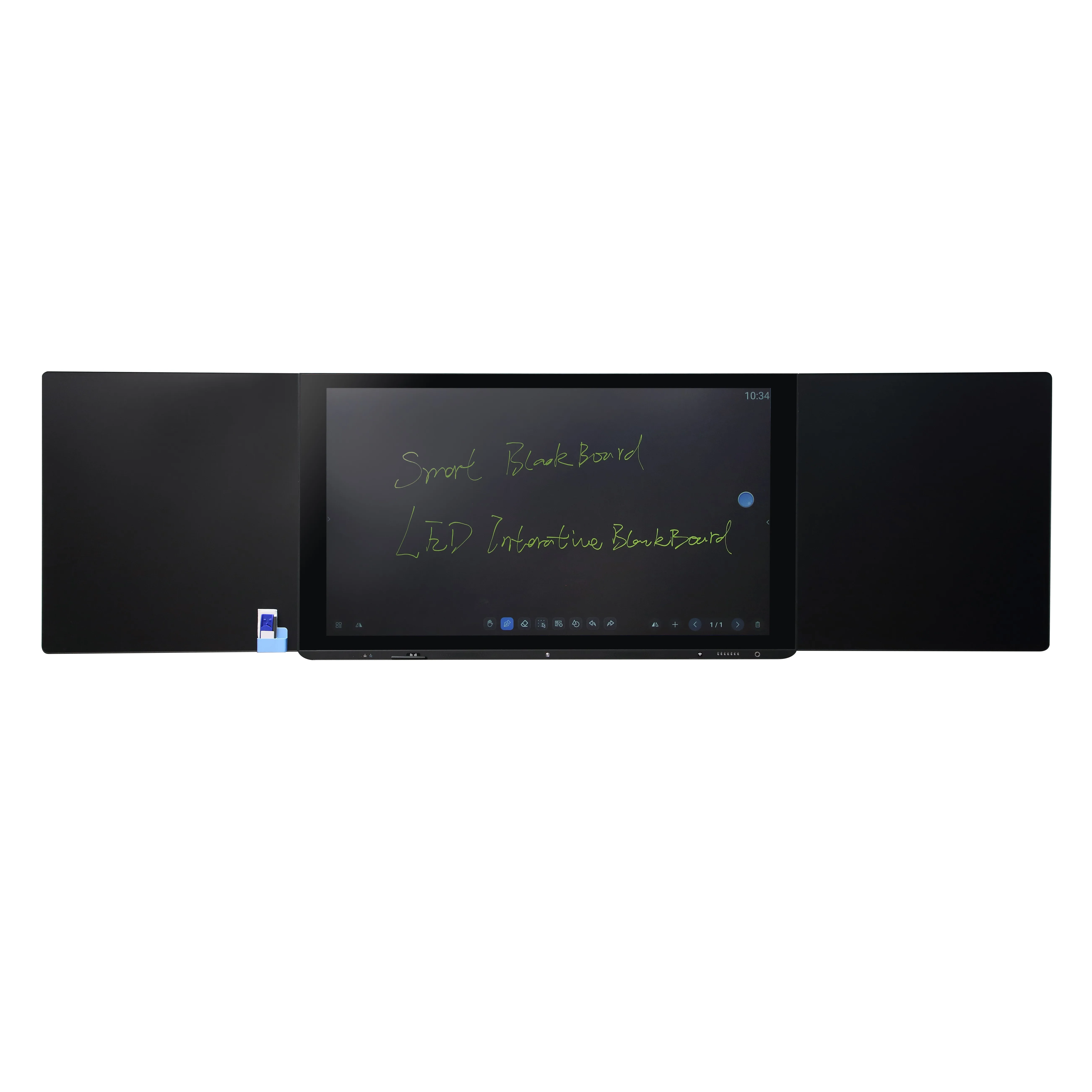 High Quality 75 86 Inch Smart Blackboard Digital Dual System Touch Interactive Folding Blackboard