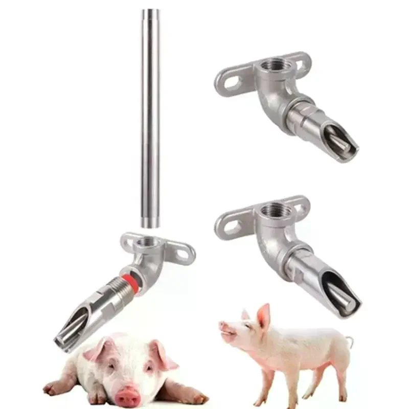 Automatic Piglet Drinker Set For Pigs 1/2