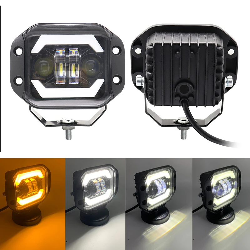 

5'' LED Work Light Auxiliary Spotlights Offroad Motorcycle Driving Fog Light For Car Jeep Truck Pickup ATV UTV SUV 4x4 Light Bar